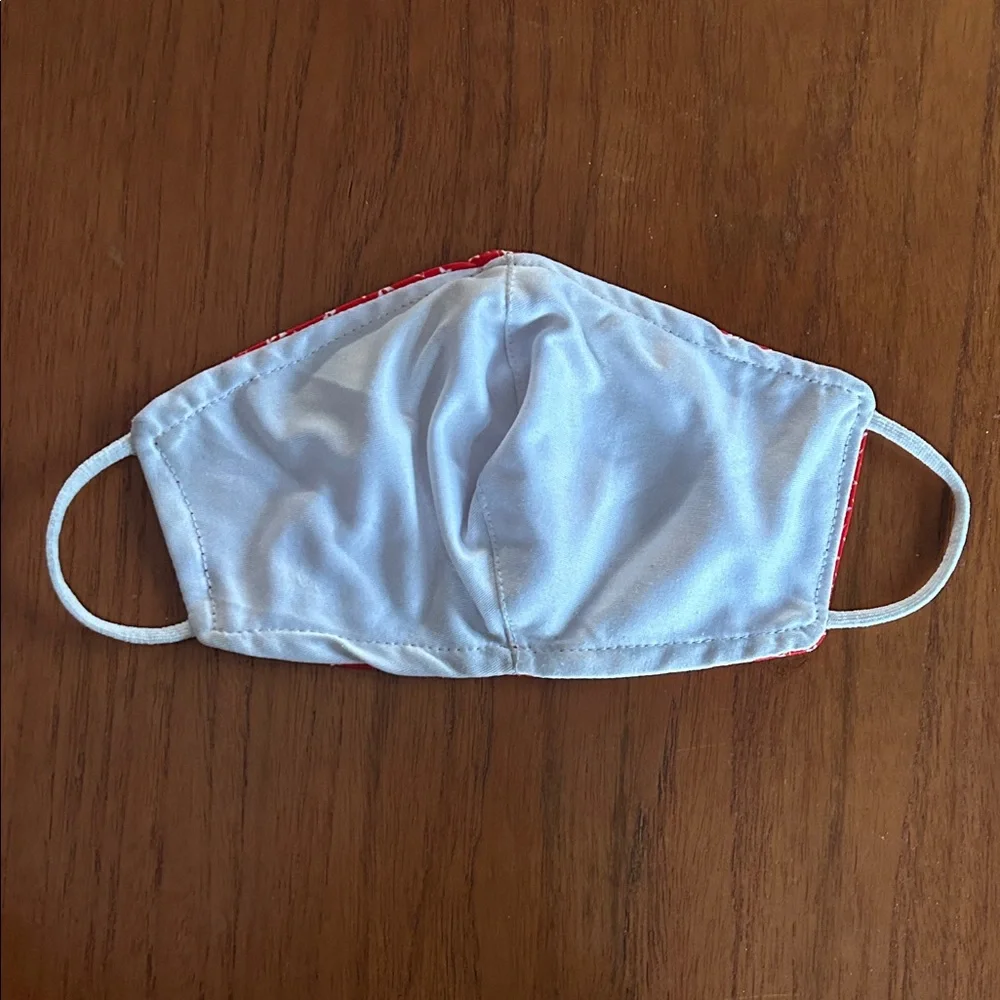 Supreme Red Patterned Face Mask - Picture 3 of 3